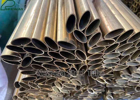 Tubo oval tirado duro da liga de cobre de ASTM B135 C33000